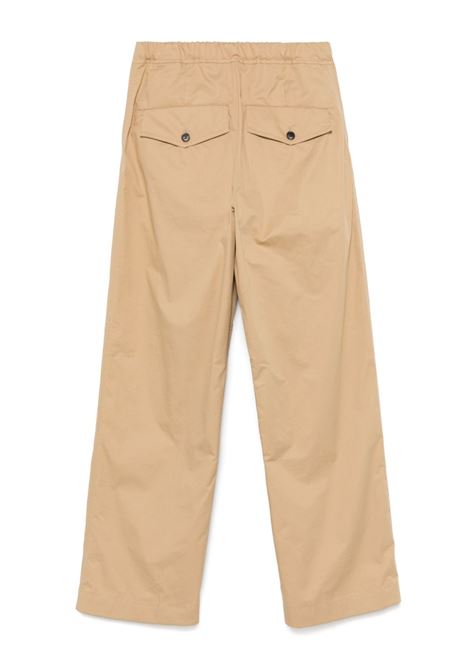 Pantaloni pannoch in cotone in beige Dries Van Noten - uomo DRIES VAN NOTEN | 2510209111147103